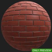 PBR wall bricks preview 0001